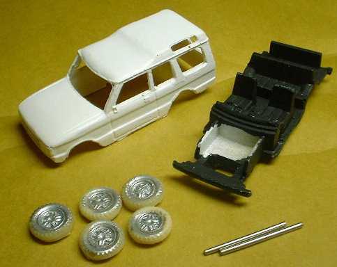 British 1:87 Scale Modelling - Grinwis Land Rover Discovery kit