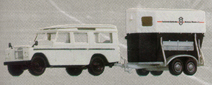 Roco 1709 Land Rover and horse trailer